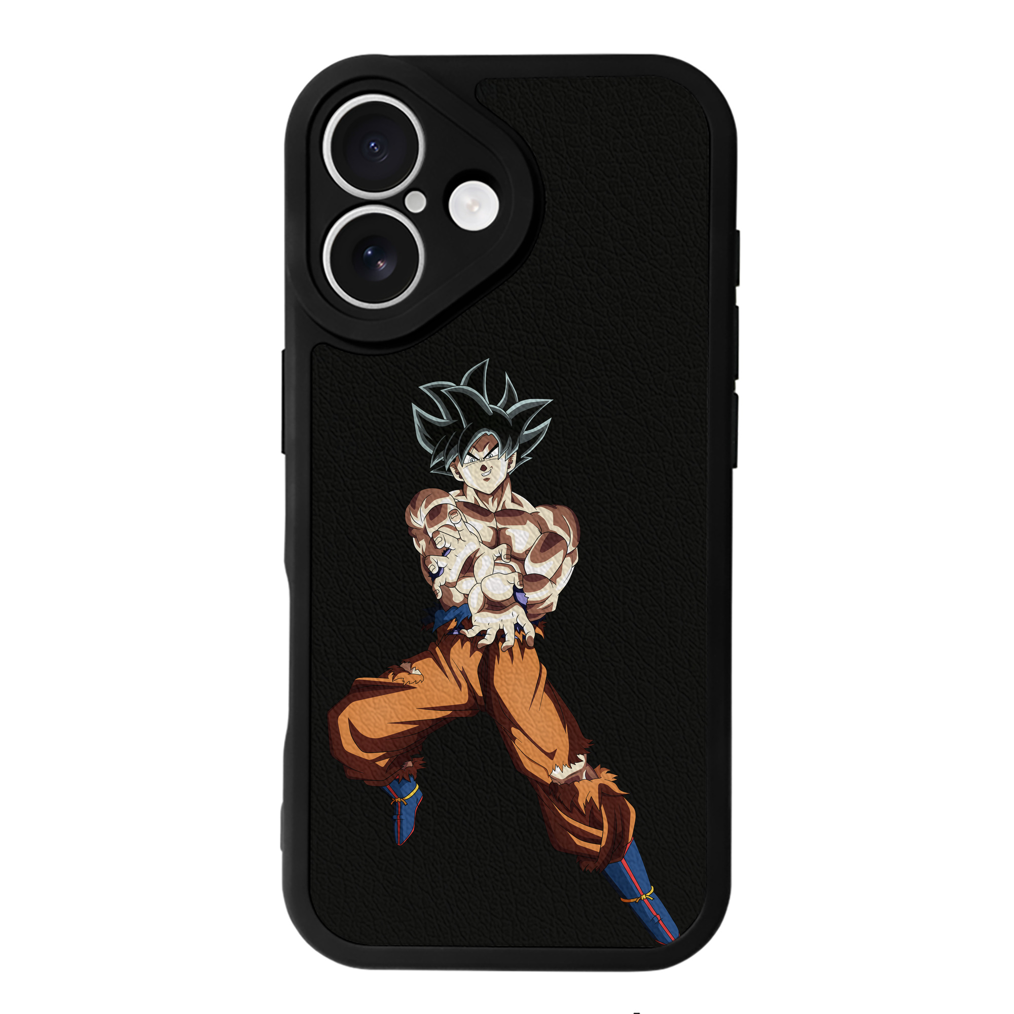（画像用） ドラゴンボール 孫悟空（そん ごくう）Son Goku カカロット DRAGON BALL Kakarotto 【iPhone 16シリーズ対応】シリコンスマホケース（レザー調） 材質：シリコン